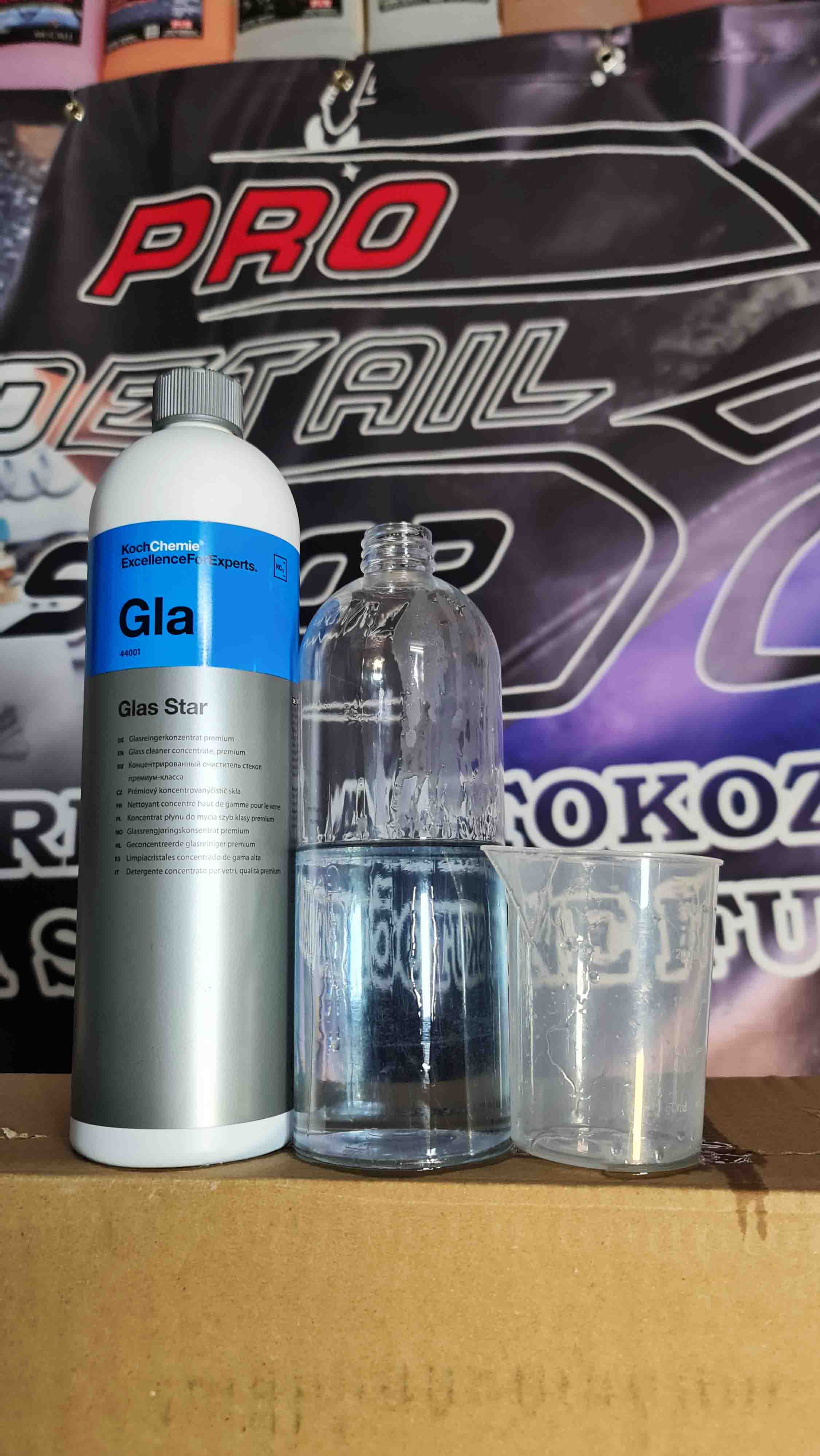 Nariedený KCx Glas Star do pomeru 1:3