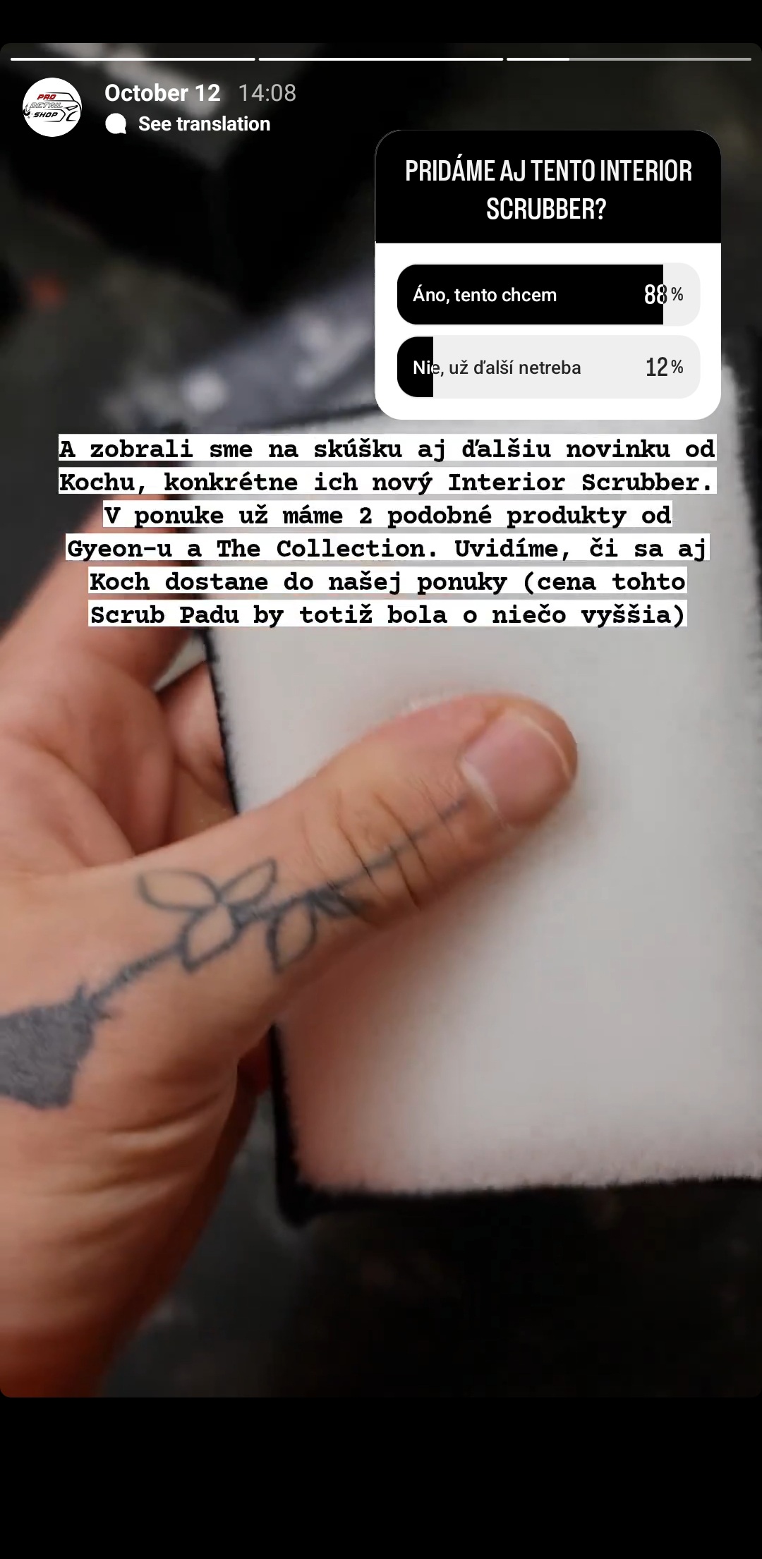 Výsledok ankety na našom Instagrame
