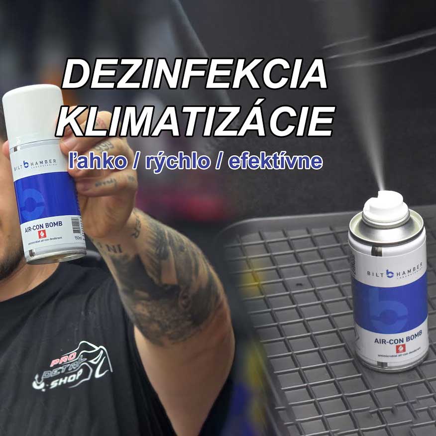 Dezinfekcia klimatizácie a zápachu