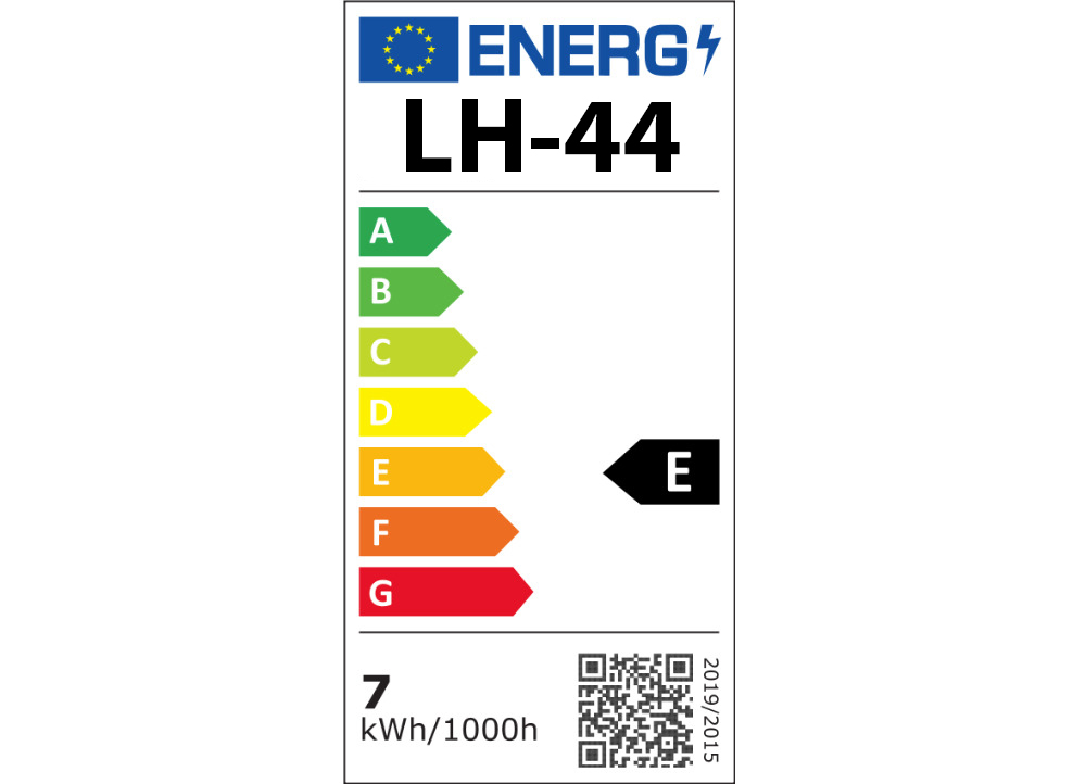 Samostatné LED svietidlo - 44 cm 4500K - energetický štítok
