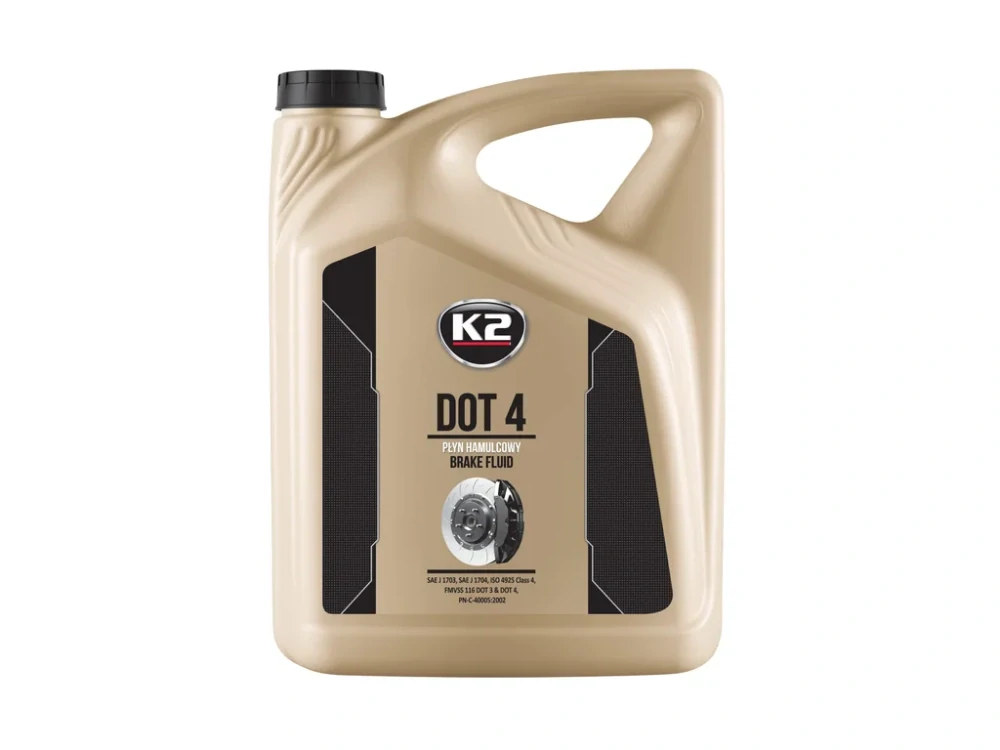 K2 DOT 4 Brake Fluid - brzdová kvapalina 5000 ml