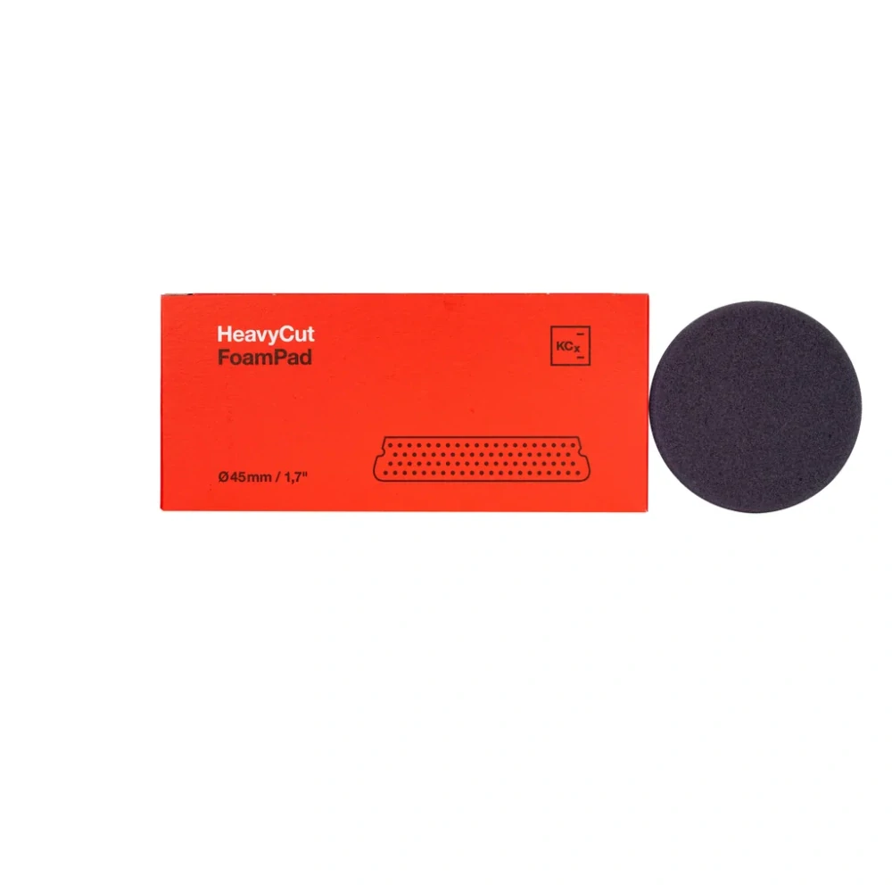 Koch Chemie Heavy Cut Pad - červený silne rezný kotúč 45mm