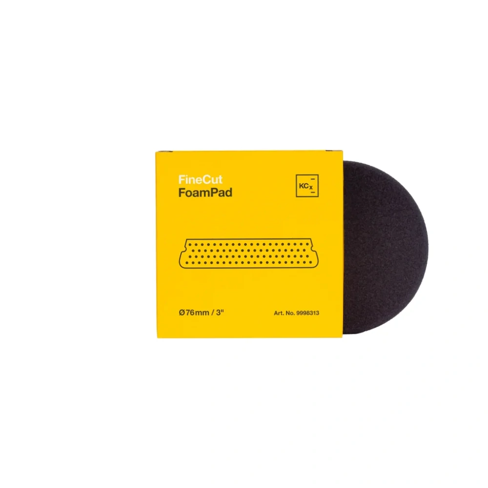 Koch Chemie Fine Cut Pad - žltý stredne rezný kotúč 76 mm