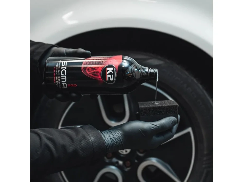 K2 Sigma PRO - gél na pneumatiky a plasty 1000 ml