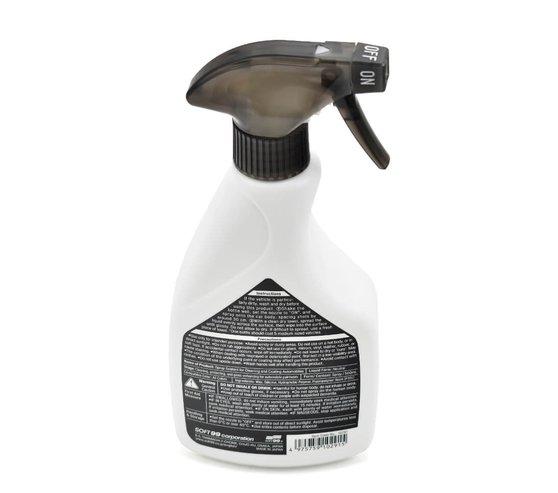 Soft99 Fusso Coat Speed & Barrier- vosk v spreji 500 ml