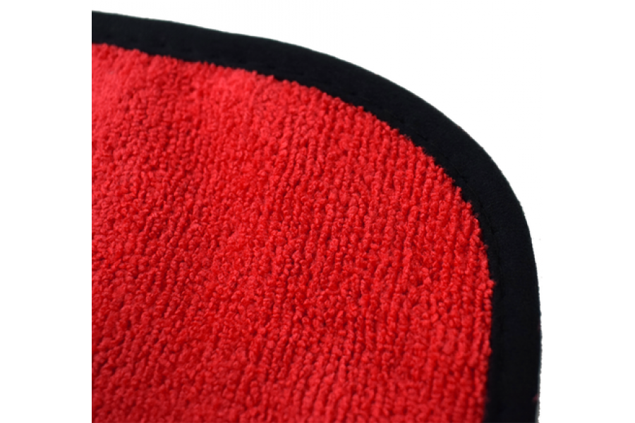 Drago Red 41x41 cm Suede Edge 70/30 Microfiber Towel- mikrovláknová utierka