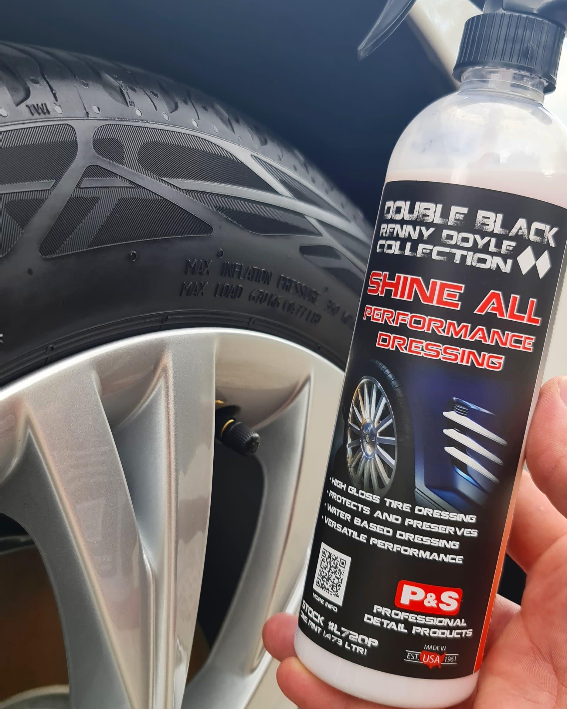 P&S Shine All - univerzálna impregnácia pneu a plastov 3,8 l