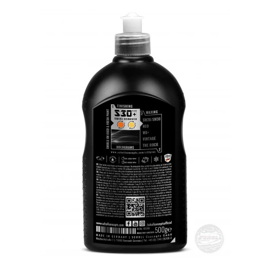 SCHOLL CONCEPTS S30+ Premium Swirl Remover - mierne abrazívna pasta 500g