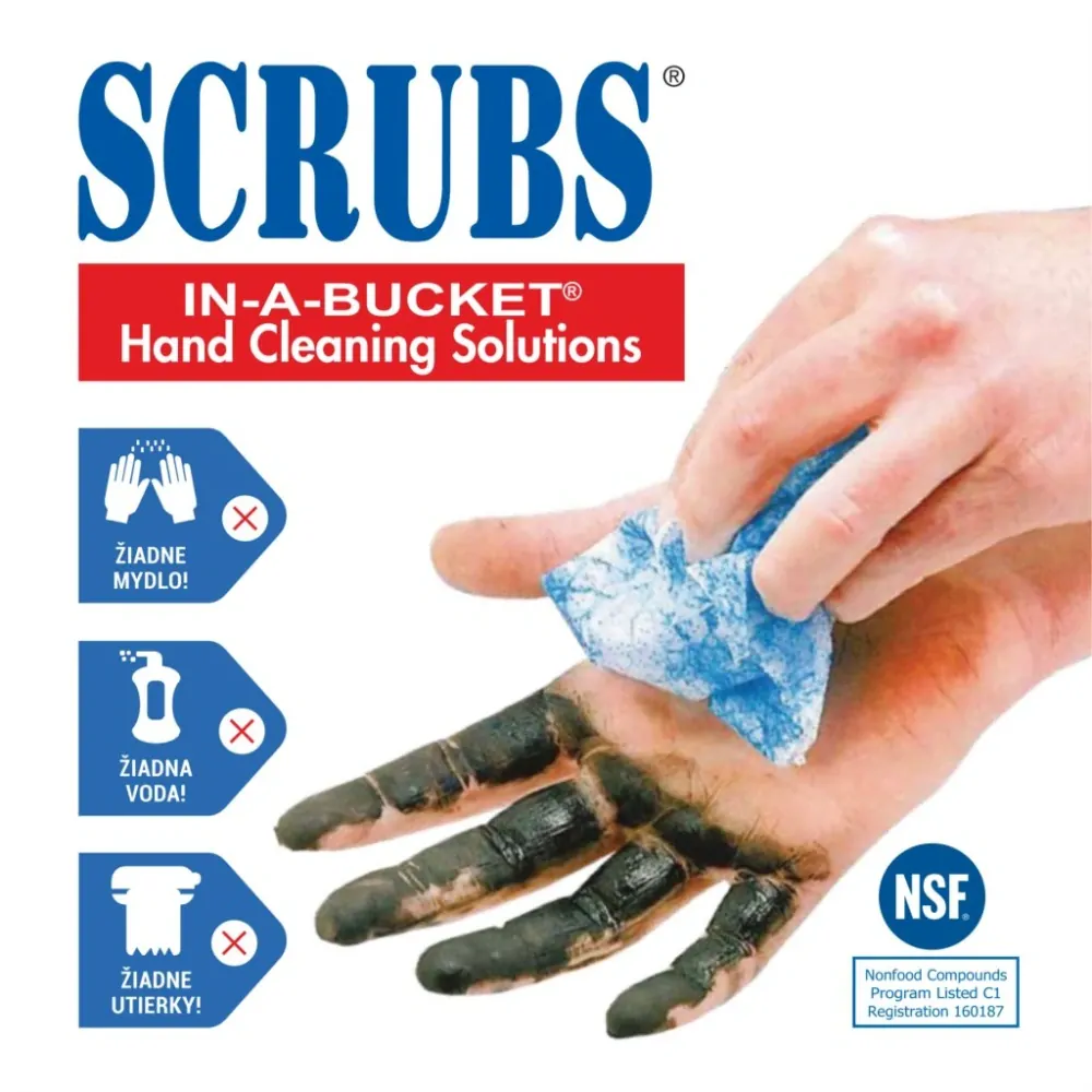 Scrubs In a Bucket - vlhčené utierky 72ks