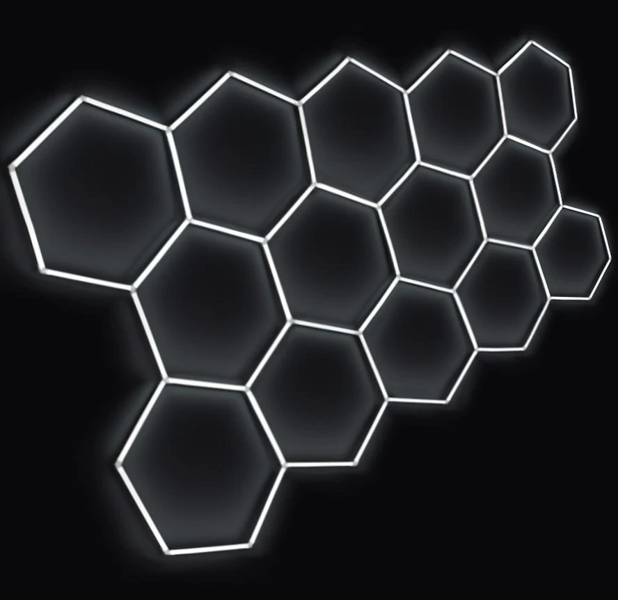 LED svetlo hexagon - 420x238 cm - 4500K