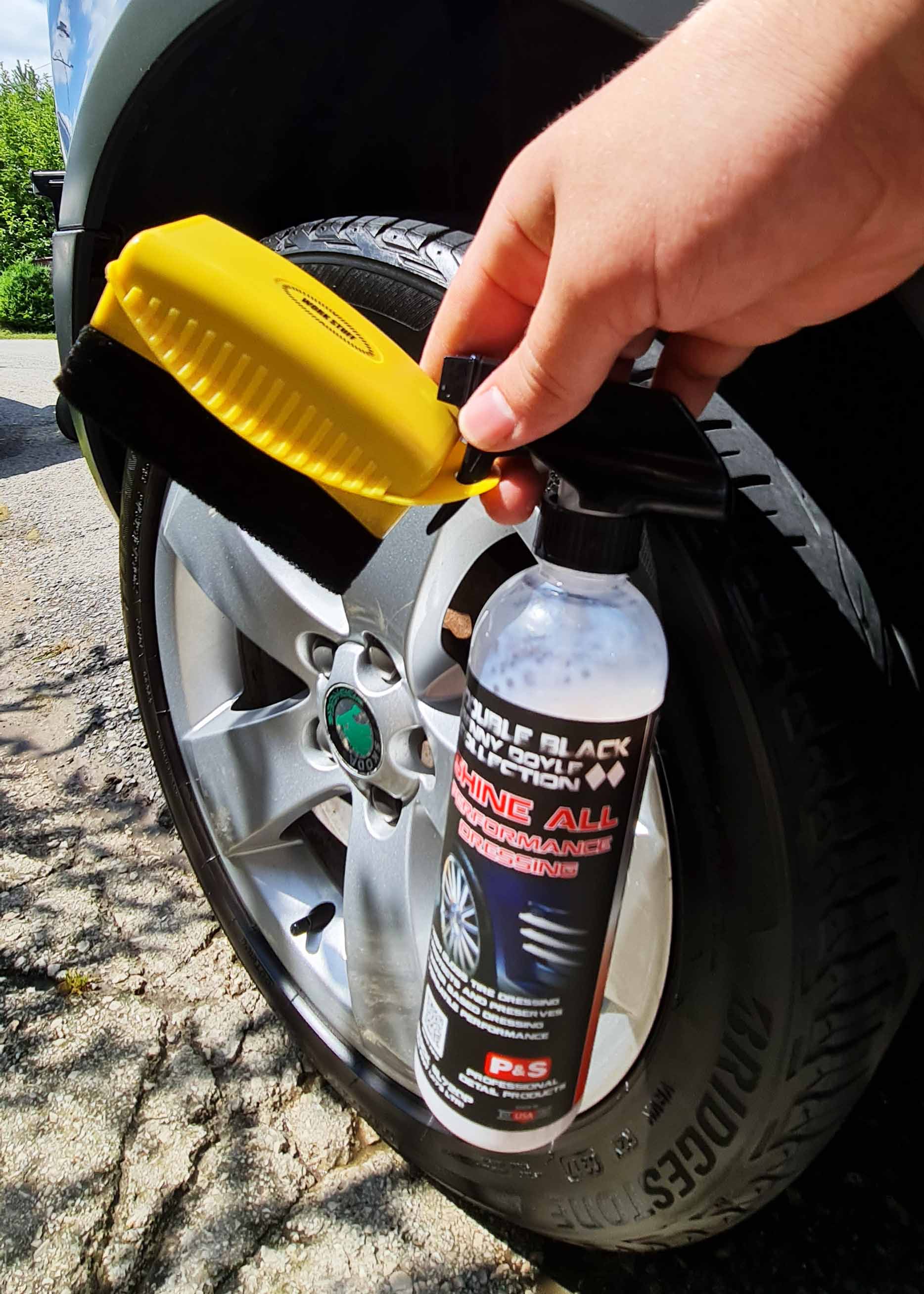 P&S Shine All - univerzálna impregnácia pneu a plastov 473 ml