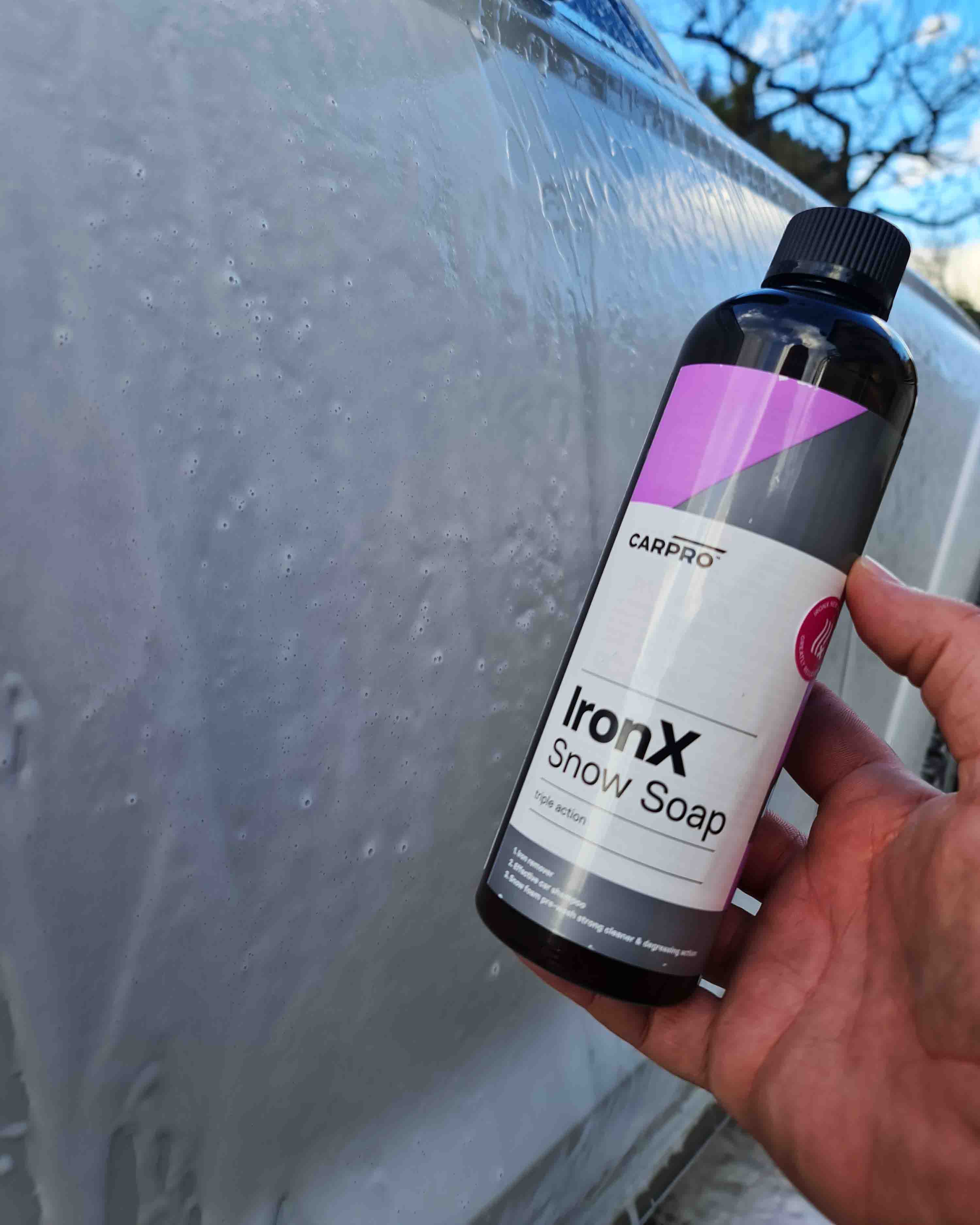 CarPro Iron X Snow Soap - dekontaminačná aktívna pena 500 ml