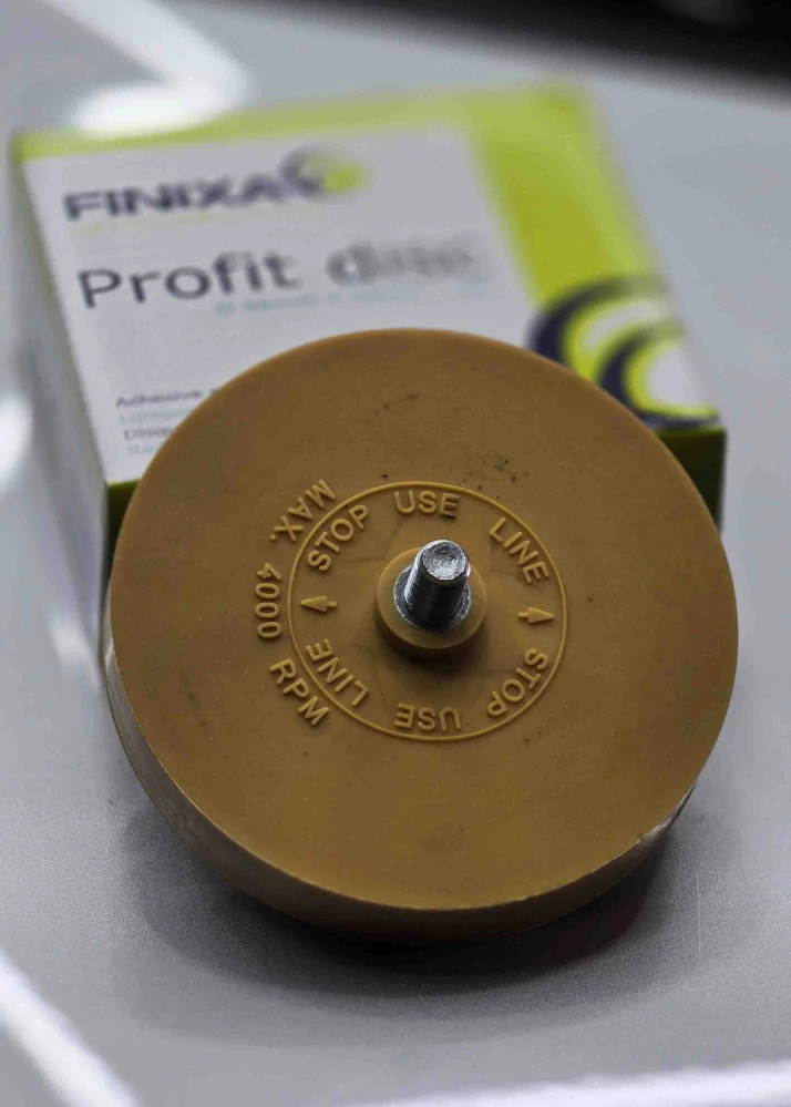 Finixa Profit disc - gumený kotúč na odstránenie zvyškov lepidla