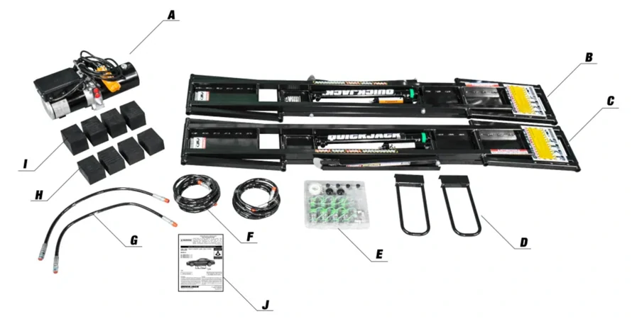 QuickJack 5000TLX - hydraulický zdvihák do 2268 kg