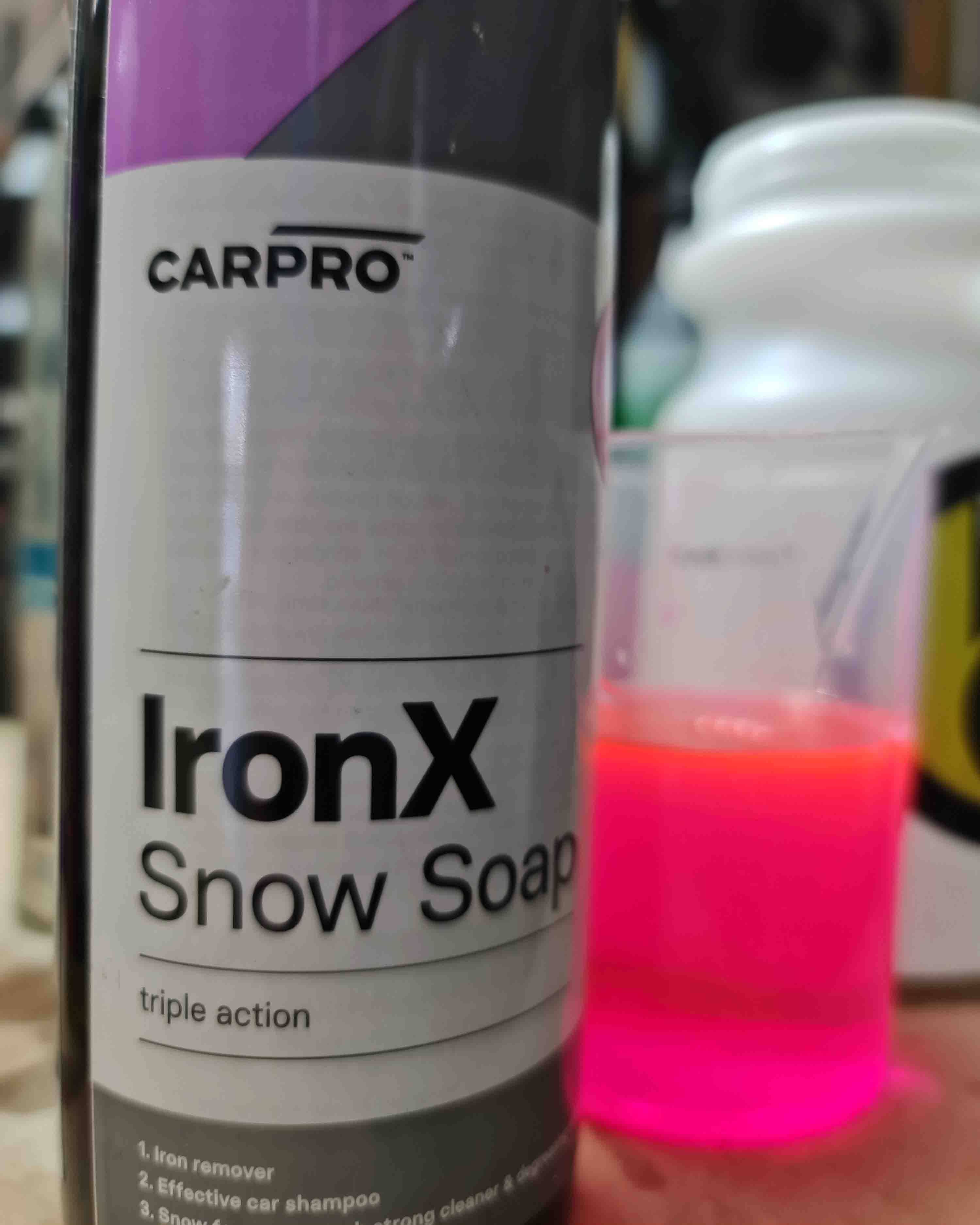 CarPro Iron X Snow Soap - dekontaminačná aktívna pena 500 ml