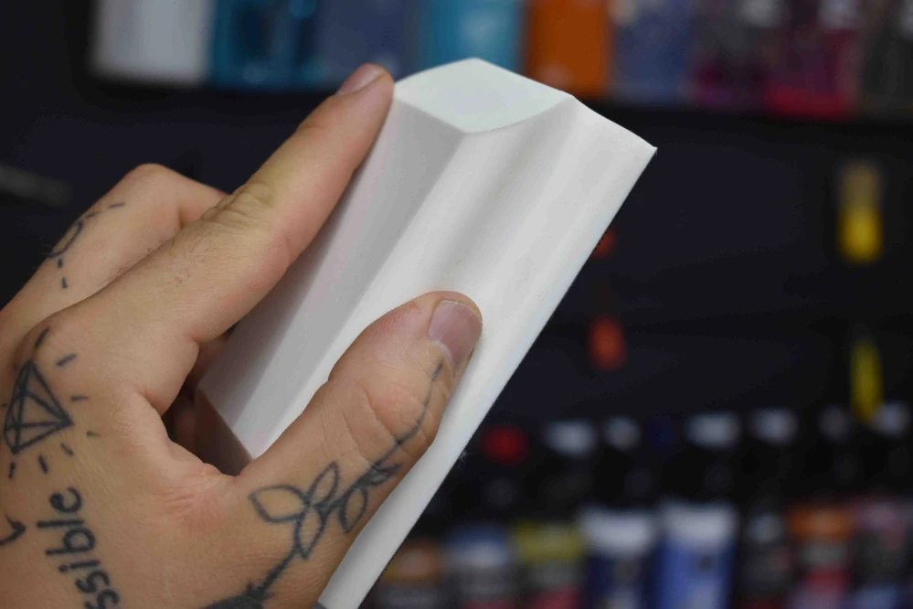 Flexipads White PUR GRIP Handblock - ručný blok na brúsenie laku