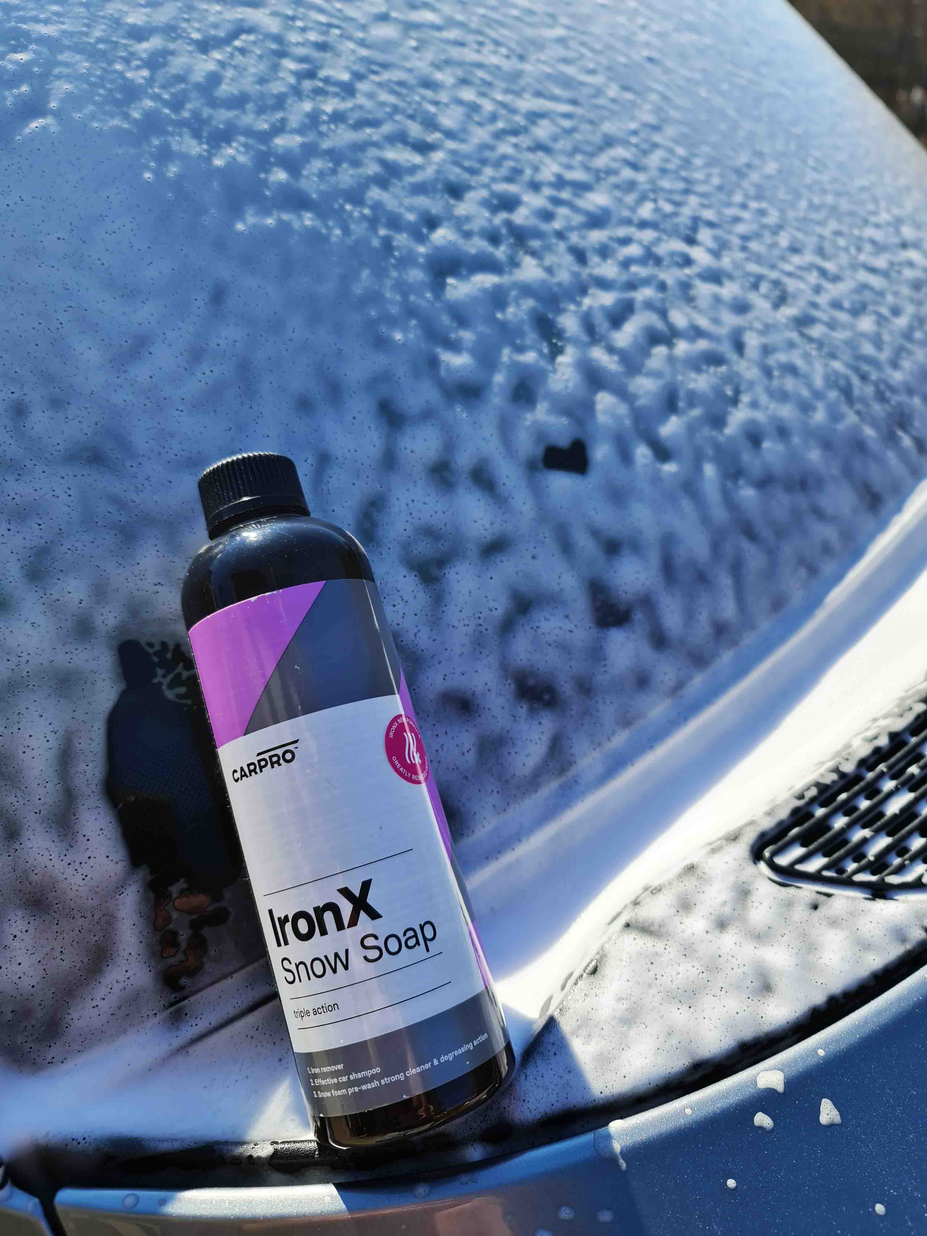 CarPro Iron X Snow Soap - dekontaminačná aktívna pena 500 ml