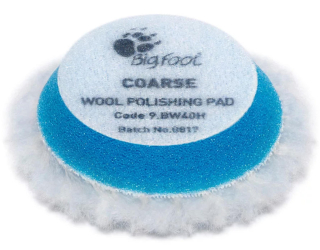 Rupes Wool Pad Coarse - modrý vlnený tvrdý kotúč 40 mm