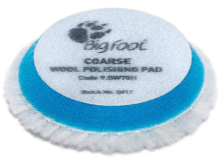 Rupes Wool Pad Coarse - modrý vlnený tvrdý kotúč 70 mm