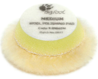 Rupes Wool Pad Medium- žltý vlnený tvrdý kotúč 40 mm