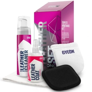 Gyeon Q2M Leather Set STRONG - sada na čistenie a ochranu kože