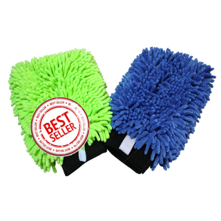 Knobby Microfiber Chenille Mitt - umývacia rukavica