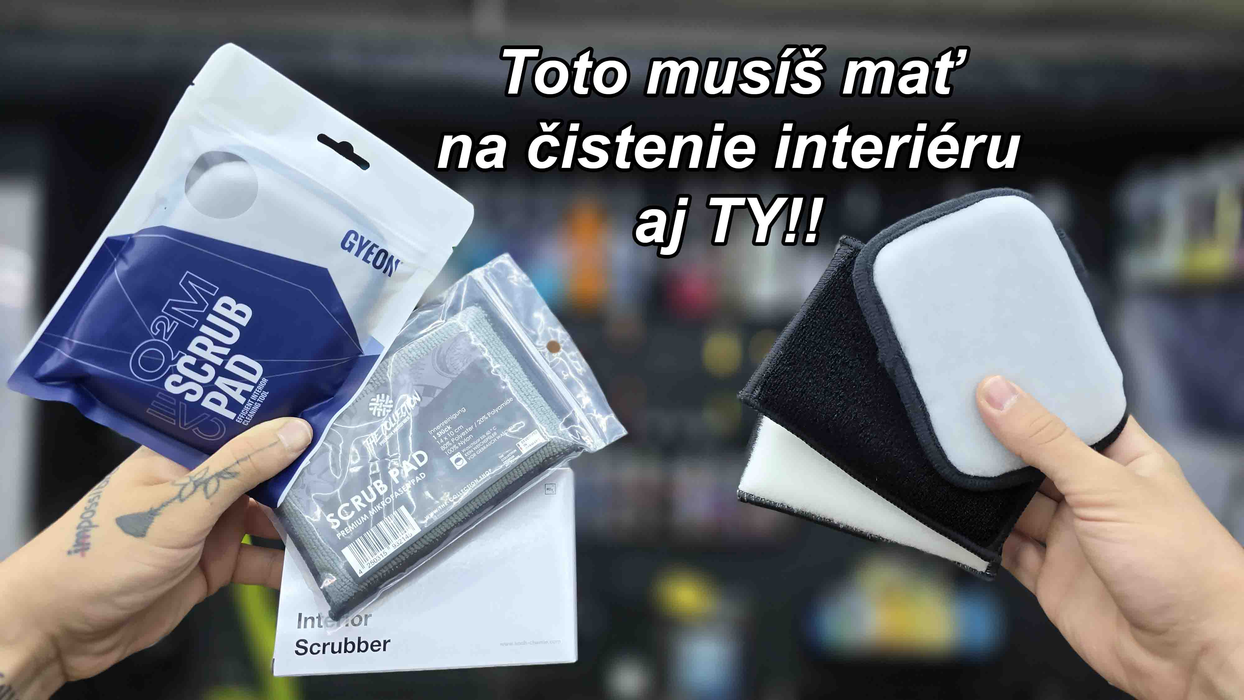naše scrub pady v ponuke